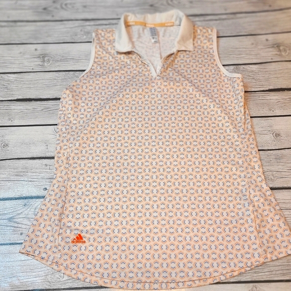 adidas Tops - Adidas Women’s Ultimate Print Sleeveless Polo Size Medium